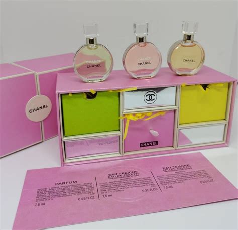 chanel parfum set|Chanel perfume set miniatures.